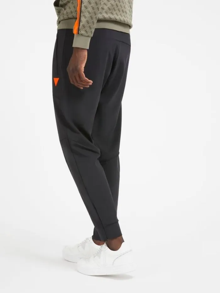 Men Scuba Jogger Pants Black Guess Trousers