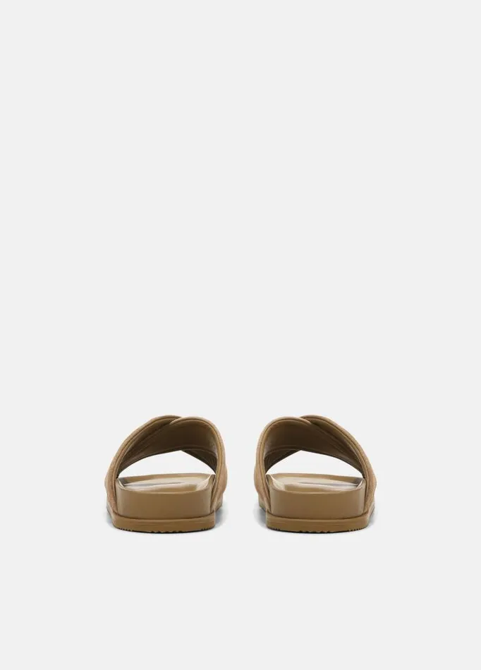 Men Shoes Vince Derek Suede Sandal New Camel