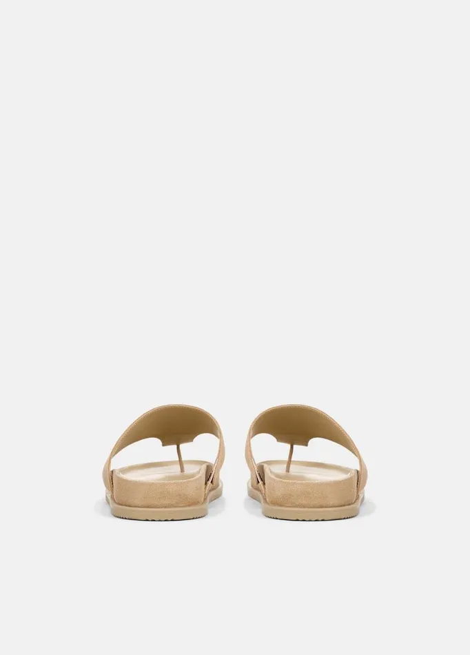 Men Shoes Vince Diego Suede Thong Sandal Sand Trail