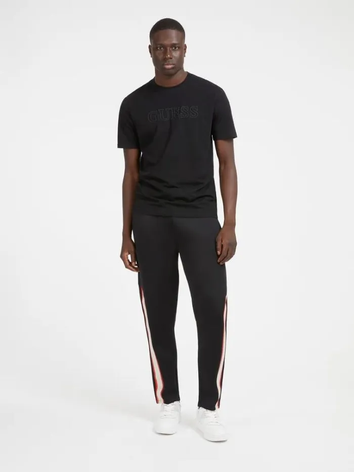 Men Side Band Jogger Pants Black Guess Activewear