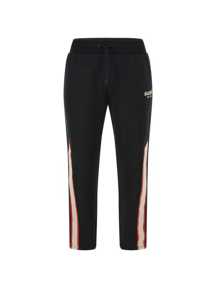 Men Side Band Jogger Pants Black Guess Activewear