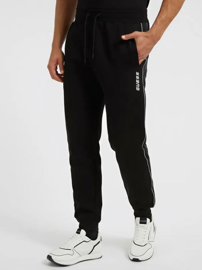 Men Side Logo Jogger Pant Black Guess Activewear