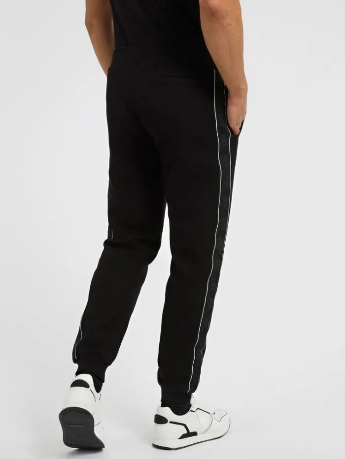 Men Side Logo Jogger Pant Black Guess Activewear