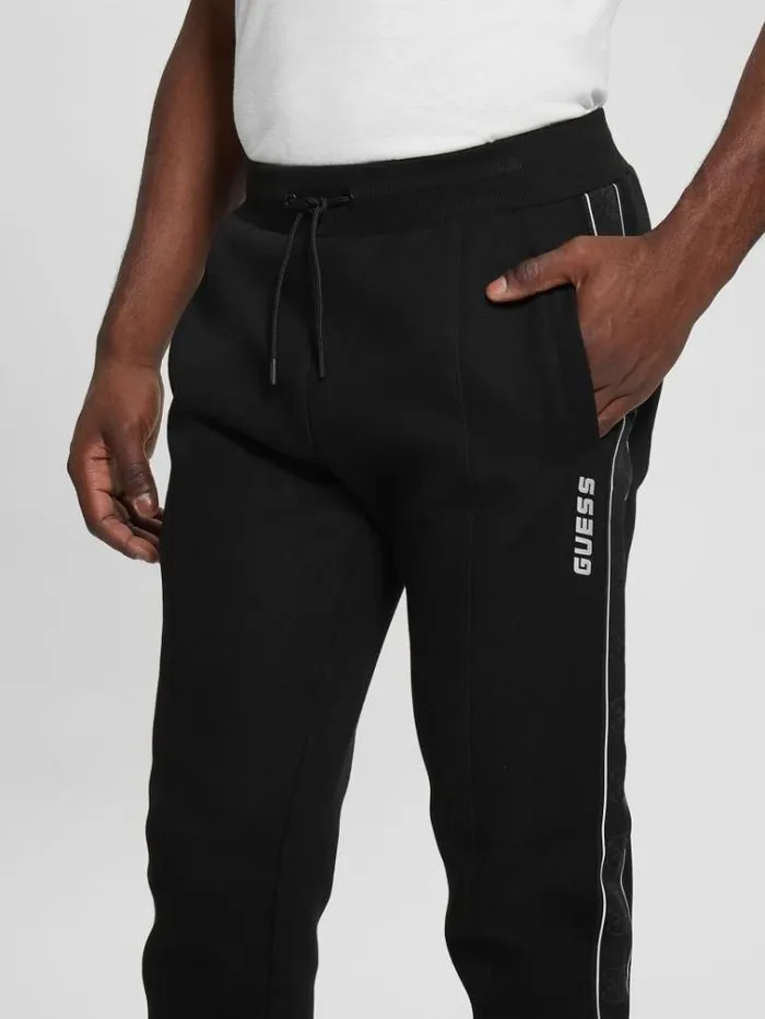 Men Side Logo Jogger Pant Black Guess Activewear