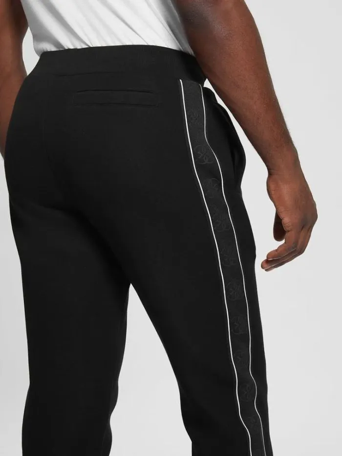 Men Side Logo Jogger Pant Black Guess Activewear