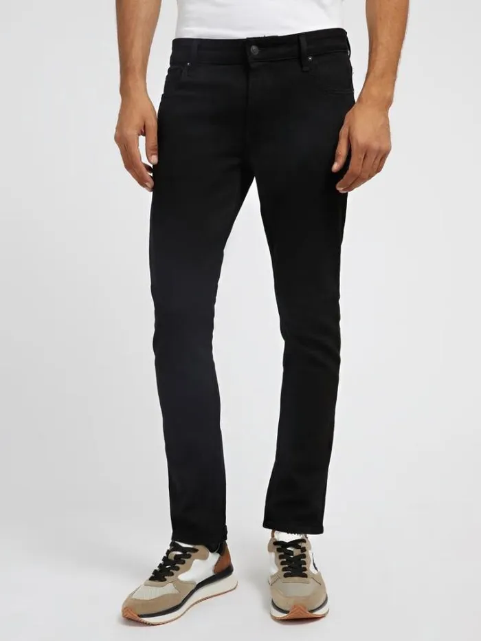 Men Skinny Fit Denim Pant Black Guess Skinny