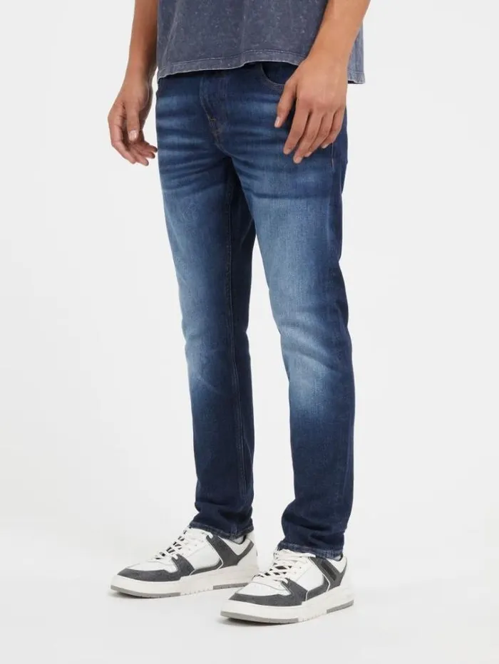 Men Skinny Fit Denim Pant Blue Guess Skinny