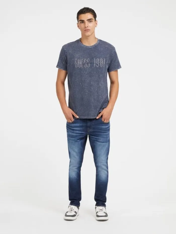 Men Skinny Fit Denim Pant Blue Guess Skinny