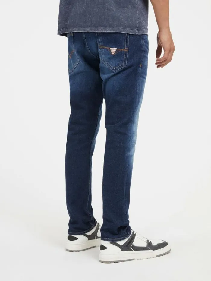 Men Skinny Fit Denim Pant Blue Guess Skinny