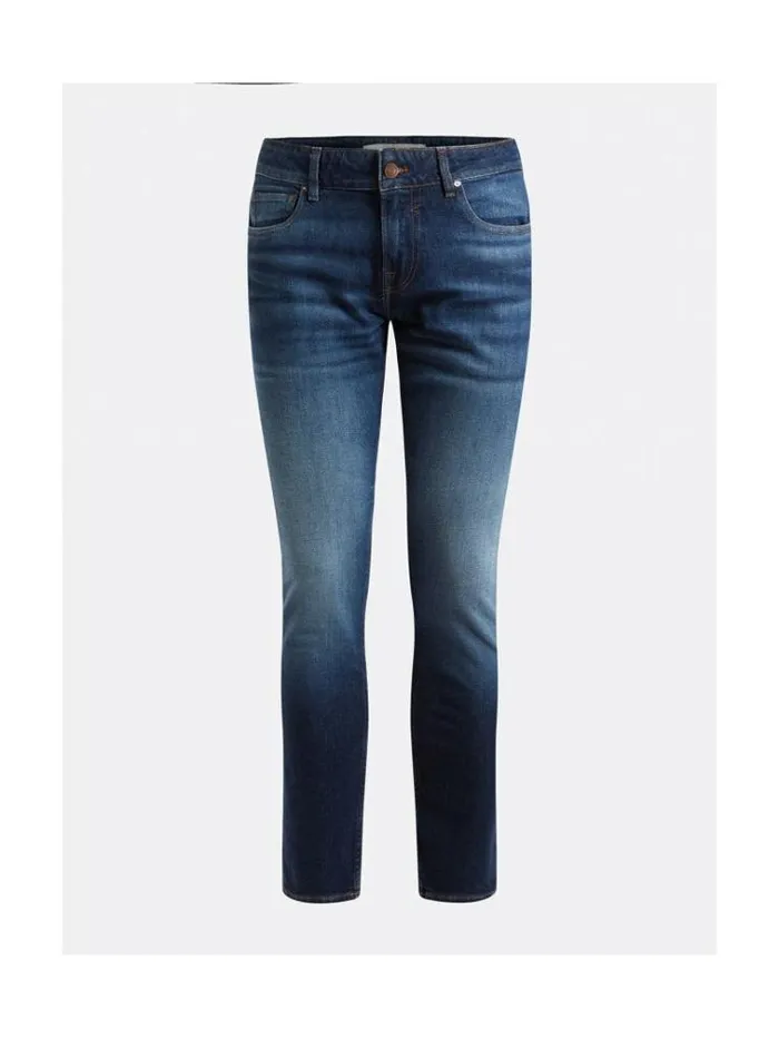 Men Skinny Fit Denim Pant Blue Guess Skinny