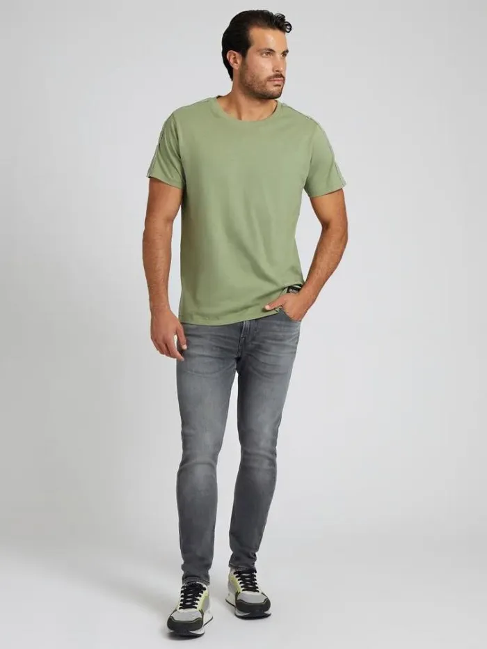 Men Skinny Fit Denim Pant Grey Guess Skinny