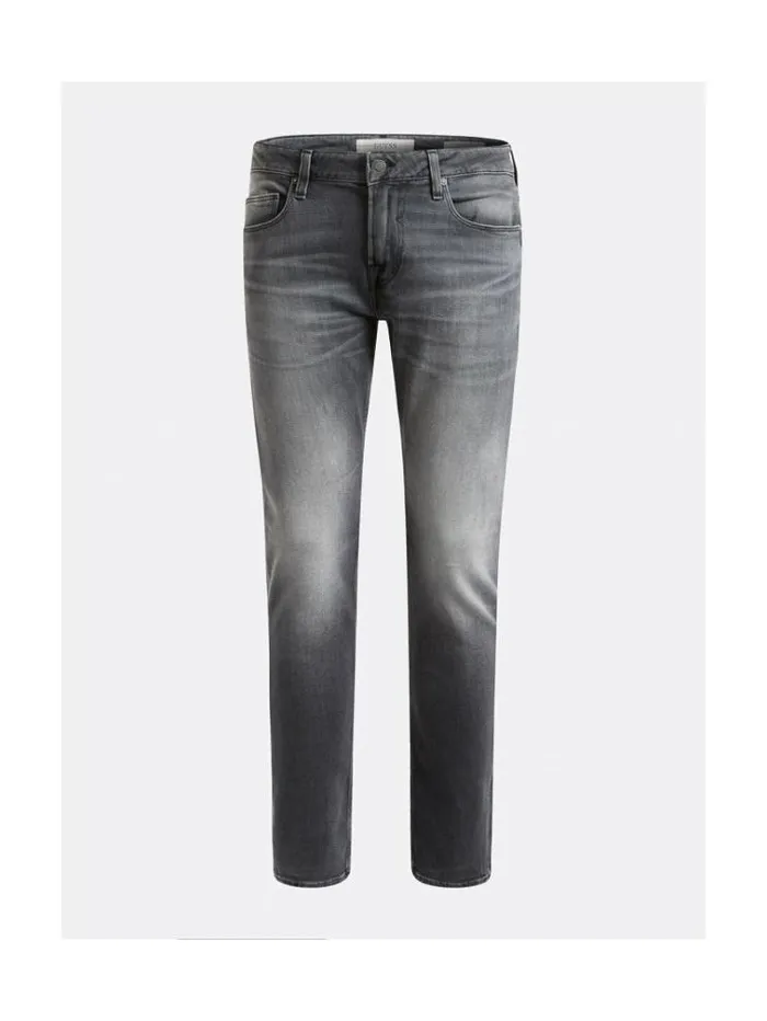 Men Skinny Fit Denim Pant Grey Guess Skinny