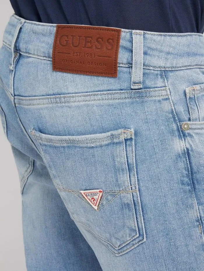 Men Skinny Fit Denim Pant Light Blue Guess Skinny
