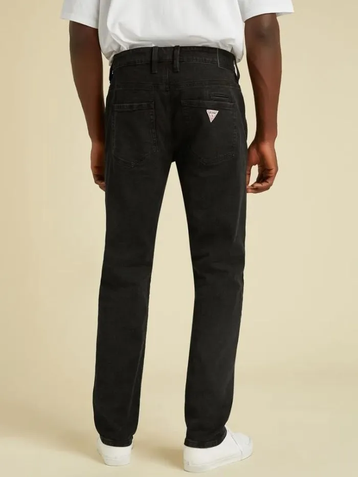 Men Slim Denim Pant Black Guess Slim