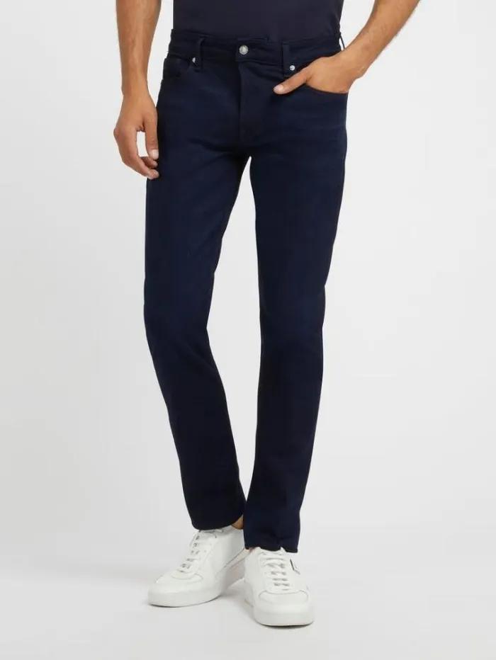 Men Slim Fit Denim Pant Black Guess Slim