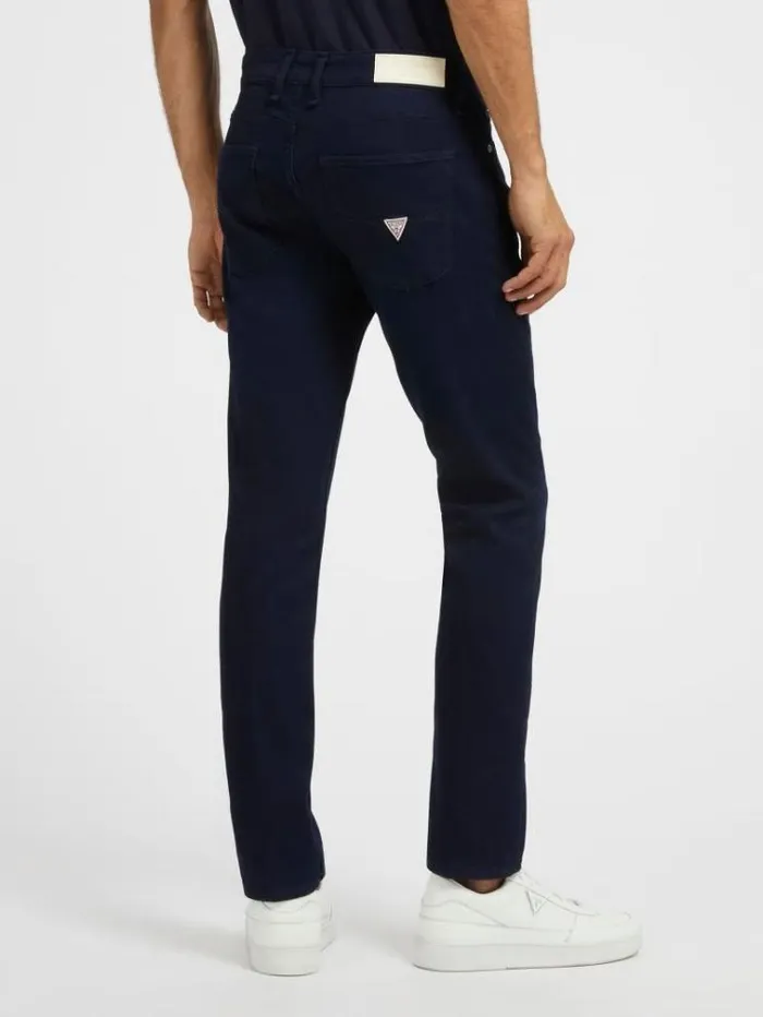 Men Slim Fit Denim Pant Black Guess Slim