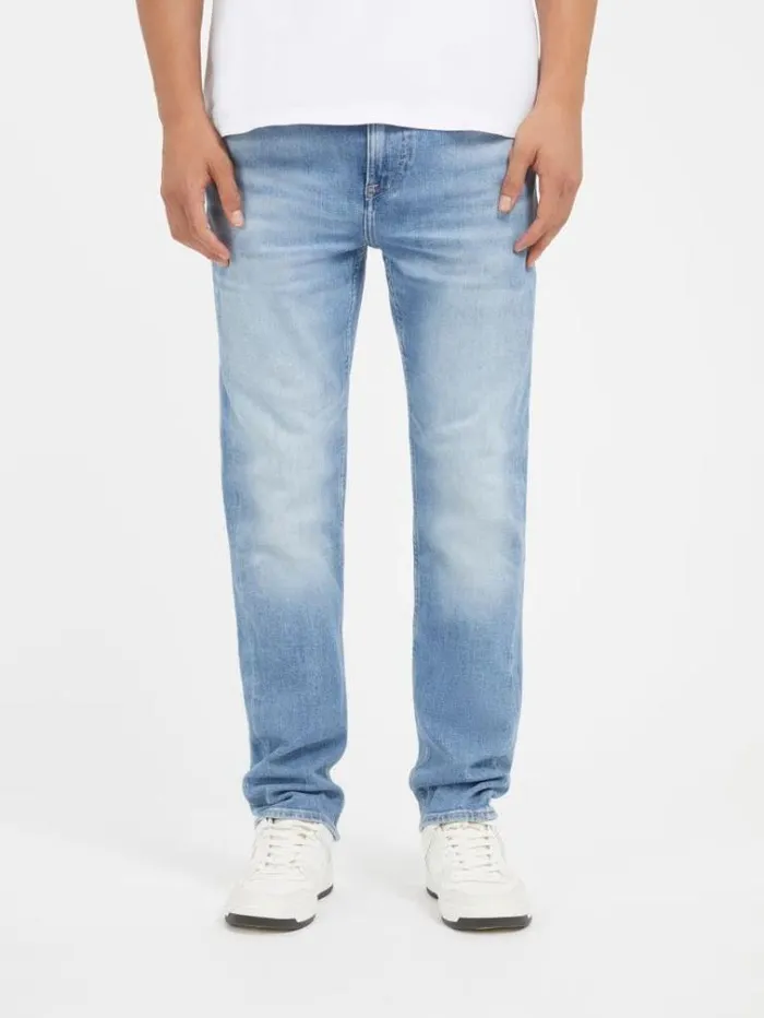 Men Slim Fit Denim Pant Blue Guess Slim