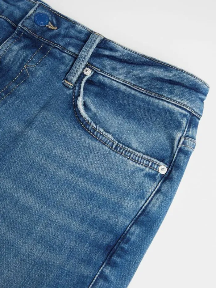 Men Slim Fit Denim Pant Blue Guess Slim