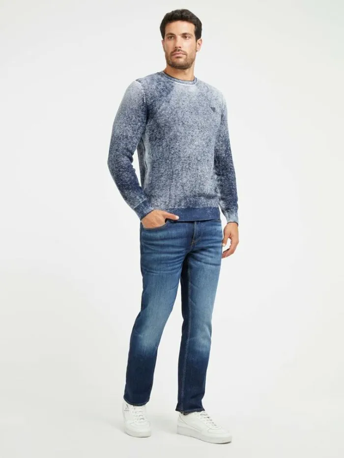 Men Slim Fit Denim Pant Dark Blue Guess Slim