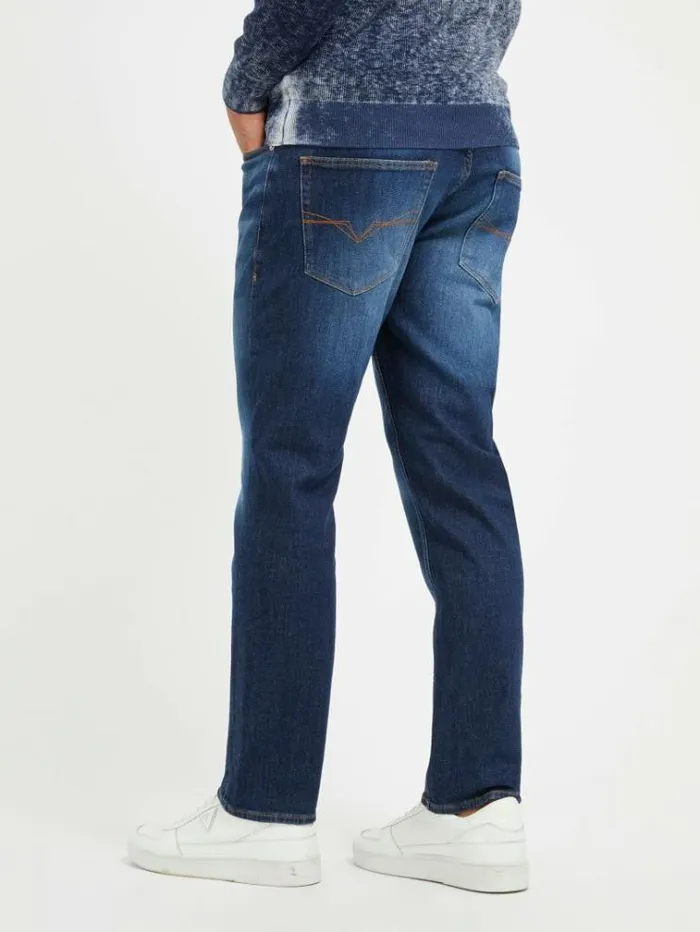Men Slim Fit Denim Pant Dark Blue Guess Slim