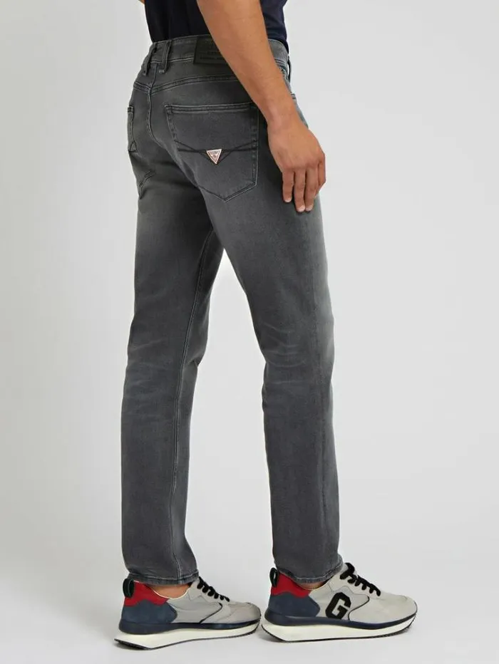 Men Slim Fit Denim Pant Grey Guess Slim