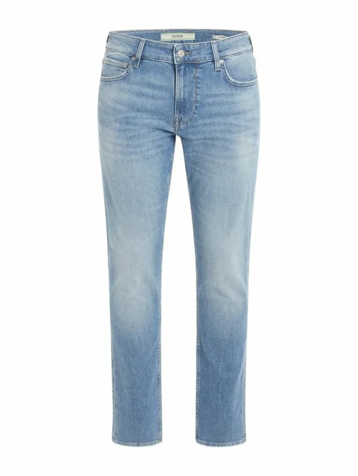 Men Slim Fit Denim Pant Light Blue Guess Slim