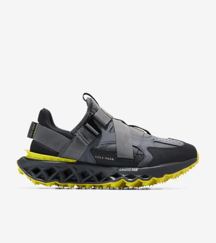 Men Sneakers Cole Haan 5ZERGRAND Monk Strap Running Shoes Gray Pinstripesulphur Springblack Men Sneakers Cole Haan 5ZERGRAND Monk Strap Running Shoes Gray Pinstripesulphur Springblack