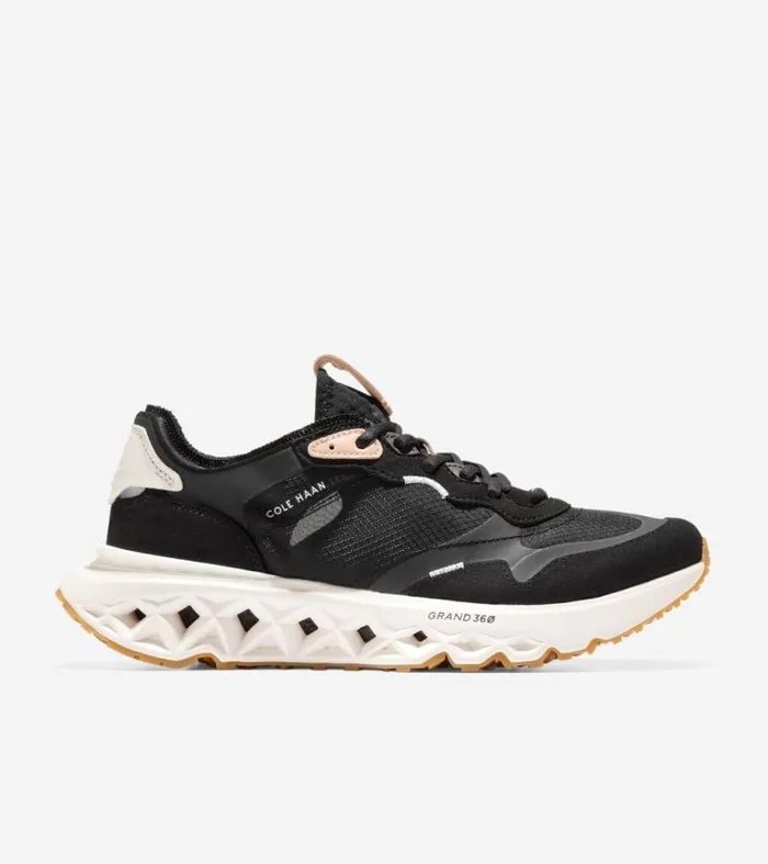 Men Sneakers Cole Haan 5ZERGRAND Running Shoe Blackperiscopeivory
