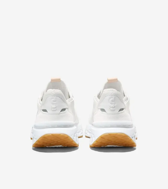 Men Sneakers Cole Haan 5ZERGRAND Running Shoe Optic Whitebleached Tan