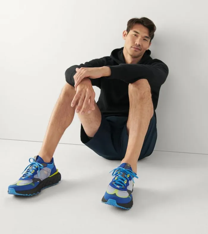 Men Sneakers Cole Haan 5ZERGRAND Running Sneakers Pacific Bluetornadoblack