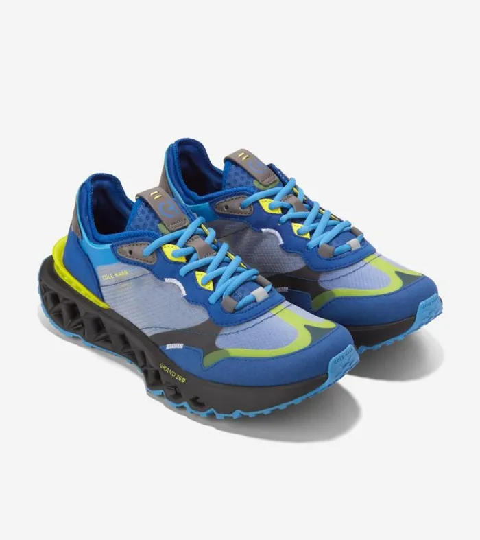 Men Sneakers Cole Haan 5ZERGRAND Running Sneakers Pacific Bluetornadoblack