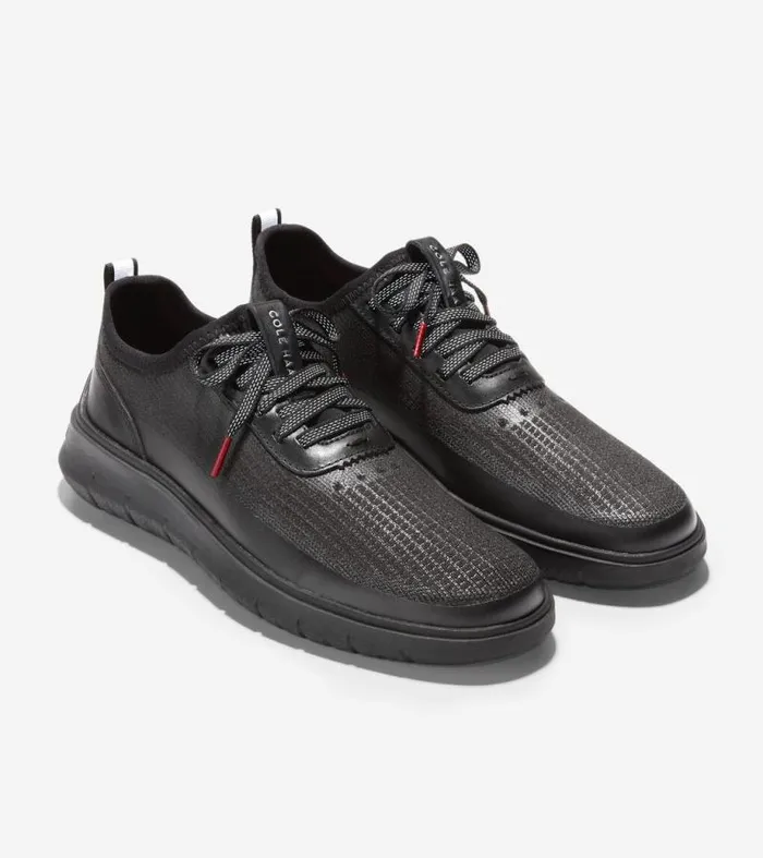 Men Sneakers Cole Haan Generation ZERGRAND WaterResistant Stitchlite Sneakers Black Stitchlitetradematte Shine Reflective