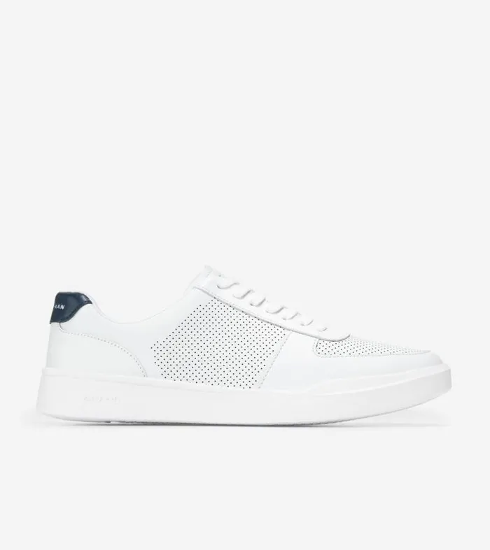 Men Sneakers Cole Haan Grand Crosscourt Modern Tennis Sneakers Optic White Perforatedpeacock Men Sneakers Cole Haan Grand Crosscourt Modern Tennis Sneakers Optic White Perforatedpeacock