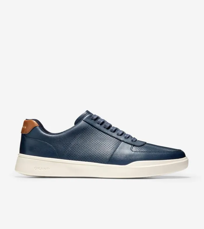 Men Sneakers Cole Haan Grand Crosscourt Modern Tennis Sneakers Peacoat Perforatedbritish Tan Men Sneakers Cole Haan Grand Crosscourt Modern Tennis Sneakers Peacoat Perforatedbritish Tan