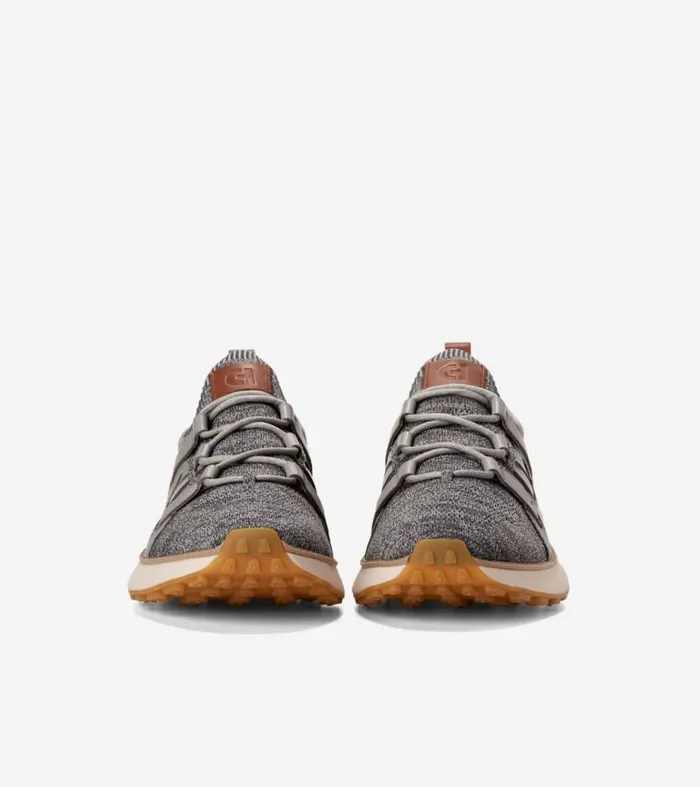 Men Sneakers Cole Haan GrandMtion II Stitchlite Sneakers Gray Pinstripe Stitchlitetradebritish Tanivory