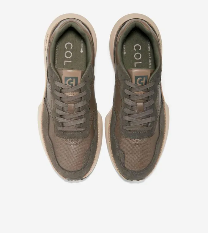 Men Sneakers Cole Haan GrandPr Ashland Sneakers Moreldeep Oliveirish Coffee