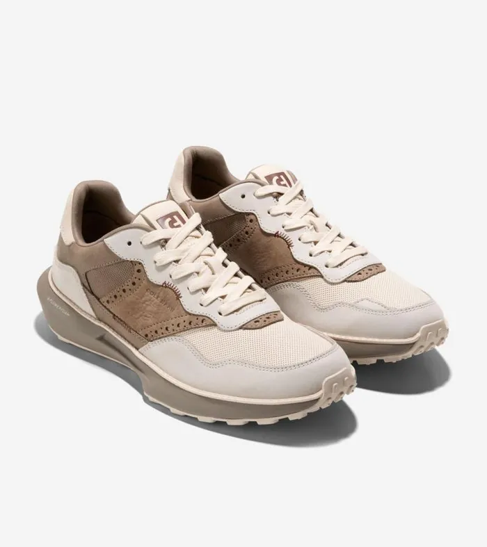Men Sneakers Cole Haan GrandPr Ashland Sneakers Sand Dollarsilver Liningirish Coffee