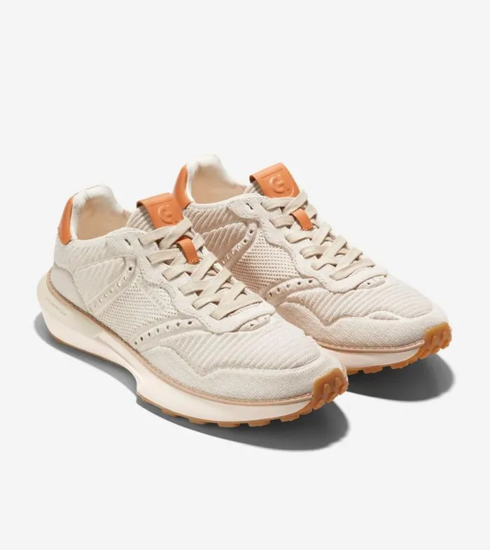 Men Sneakers Cole Haan GrandPr Ashland Stitchlite Sneakers Silver Lining Stitchlitetradenatural Tanivory