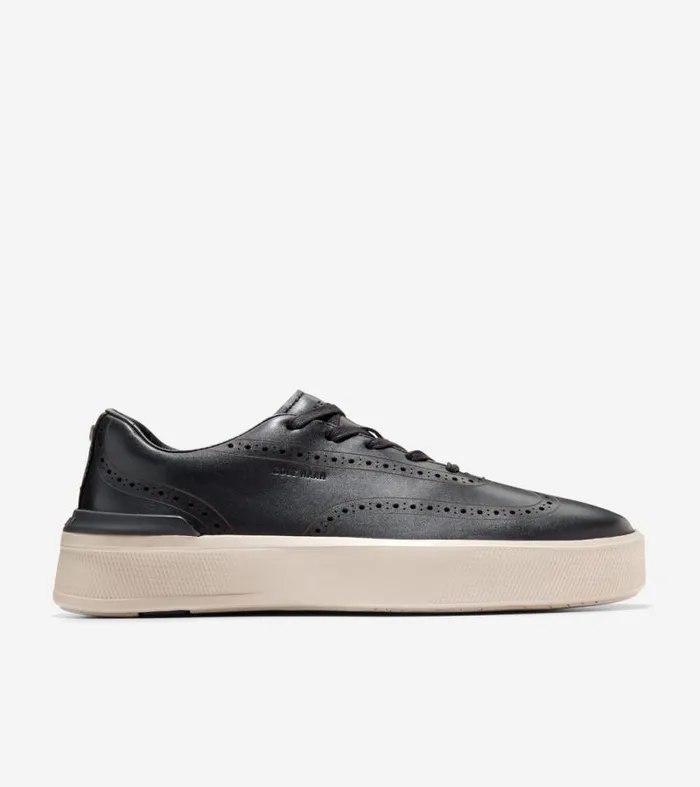 Men Sneakers Cole Haan GrandPr Crew Wingtip Sneakers Blackbirch