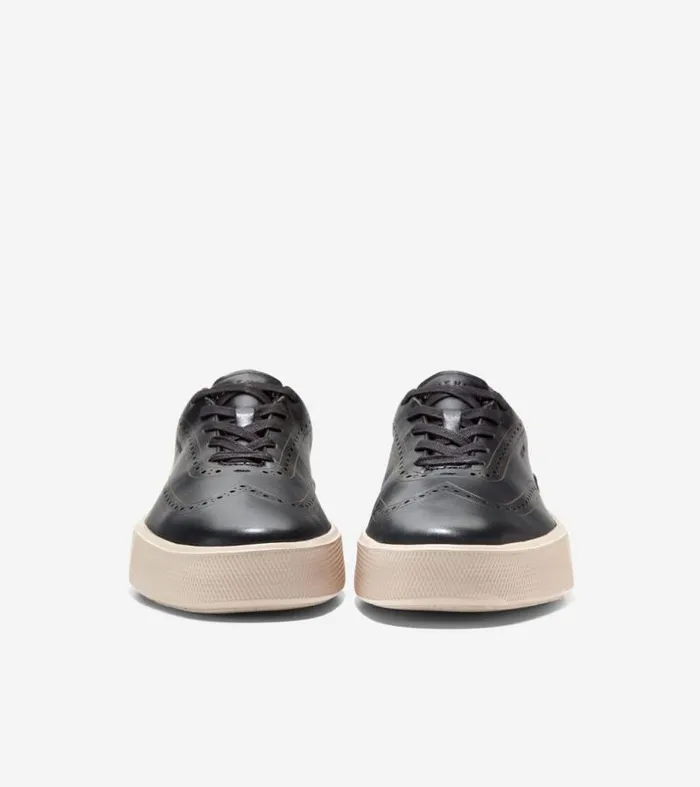 Men Sneakers Cole Haan GrandPr Crew Wingtip Sneakers Blackbirch
