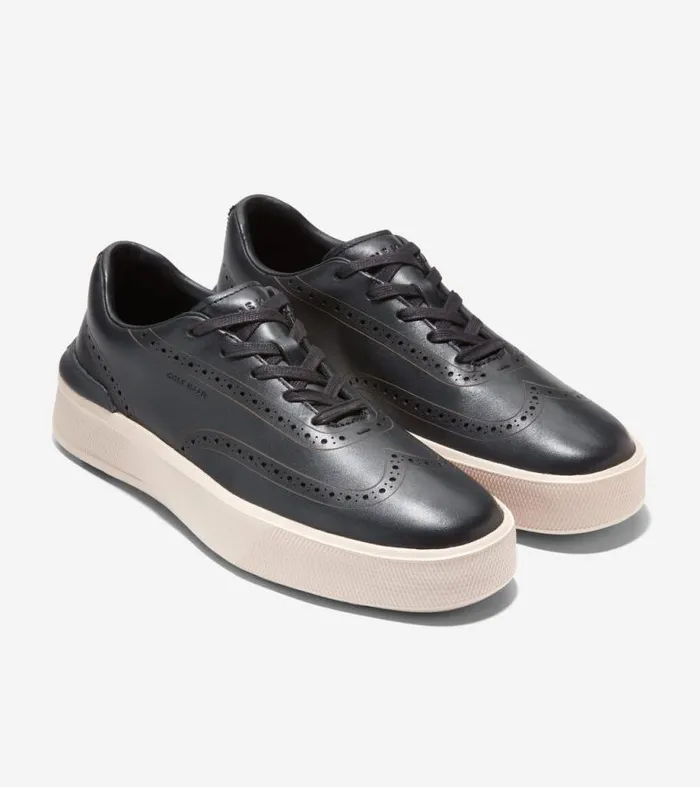 Men Sneakers Cole Haan GrandPr Crew Wingtip Sneakers Blackbirch