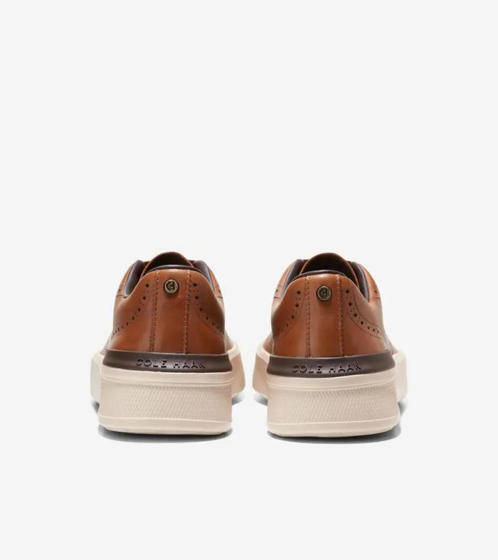 Men Sneakers Cole Haan GrandPr Crew Wingtip Sneakers British Tanbirch