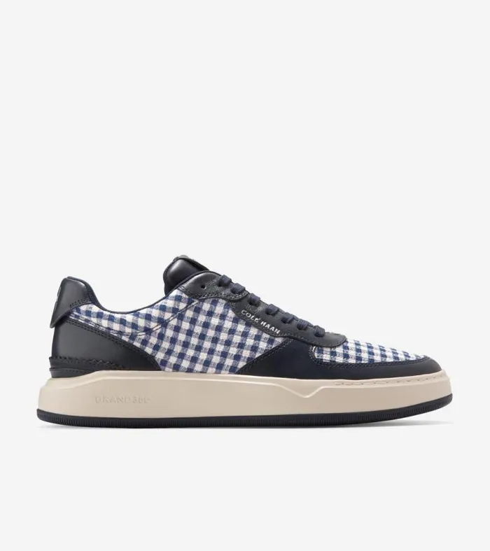 Men Sneakers Cole Haan GrandPr Crossover Sneakers Navy Blazerginghamivory