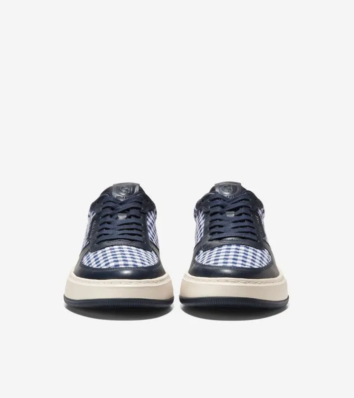 Men Sneakers Cole Haan GrandPr Crossover Sneakers Navy Blazerginghamivory