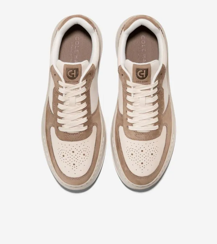 Men Sneakers Cole Haan GrandPr Crossover Sneakers Sandsilver Liningirish Coffee