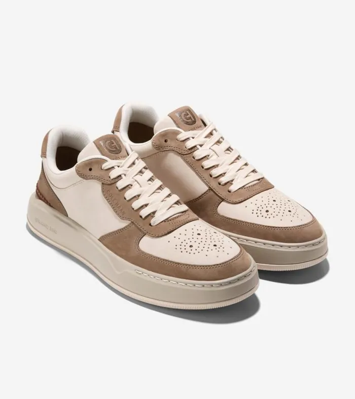Men Sneakers Cole Haan GrandPr Crossover Sneakers Sandsilver Liningirish Coffee