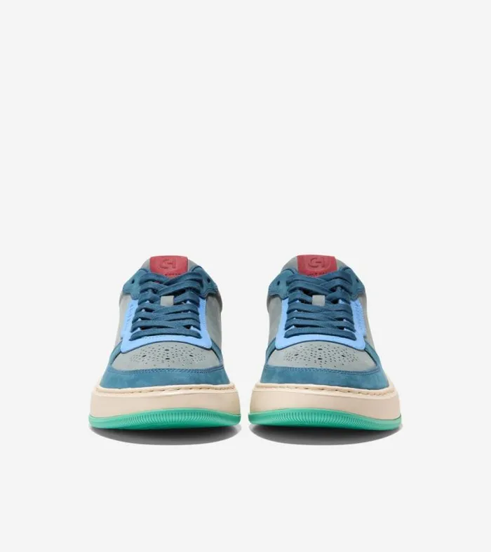 Men Sneakers Cole Haan GrandPr Crossover Sneakers Stormy Weatherblue Wing Teal