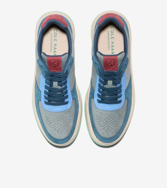 Men Sneakers Cole Haan GrandPr Crossover Sneakers Stormy Weatherblue Wing Teal