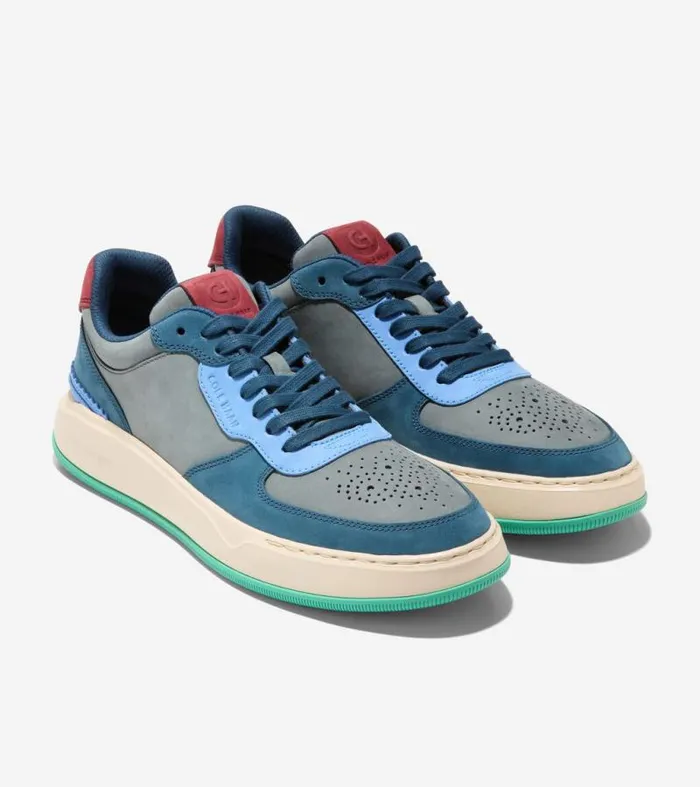 Men Sneakers Cole Haan GrandPr Crossover Sneakers Stormy Weatherblue Wing Teal