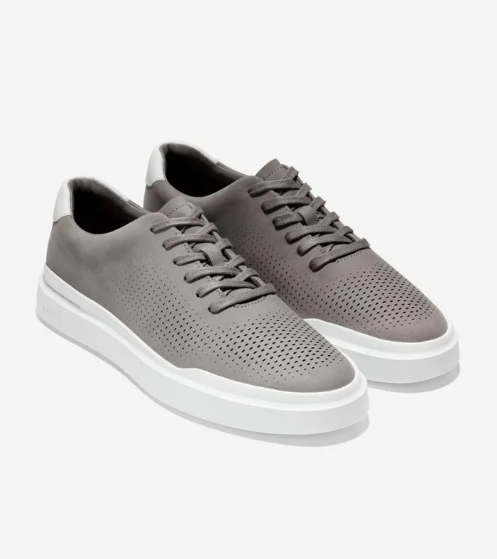 Men Sneakers Cole Haan GrandPr Rally Laser Cut Sneakers Ironstoneoptic White